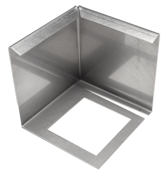 DURAL Pièce d'angle DURABAL BW acier inoxydable (V2A/304) argent naturel 75mm 300cm