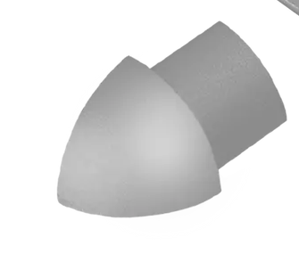 DURAL Innenecke DURONDELL Aluminium pulverbeschichtet betongrau RAL 0006500 8mm