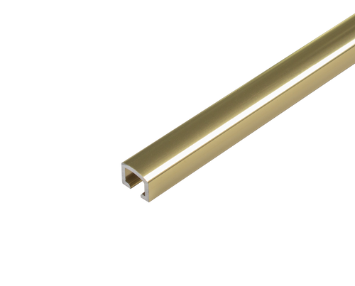 DURAL Listelli profile DURALIS aluminium high gloss anodised gold 8mm 250cm