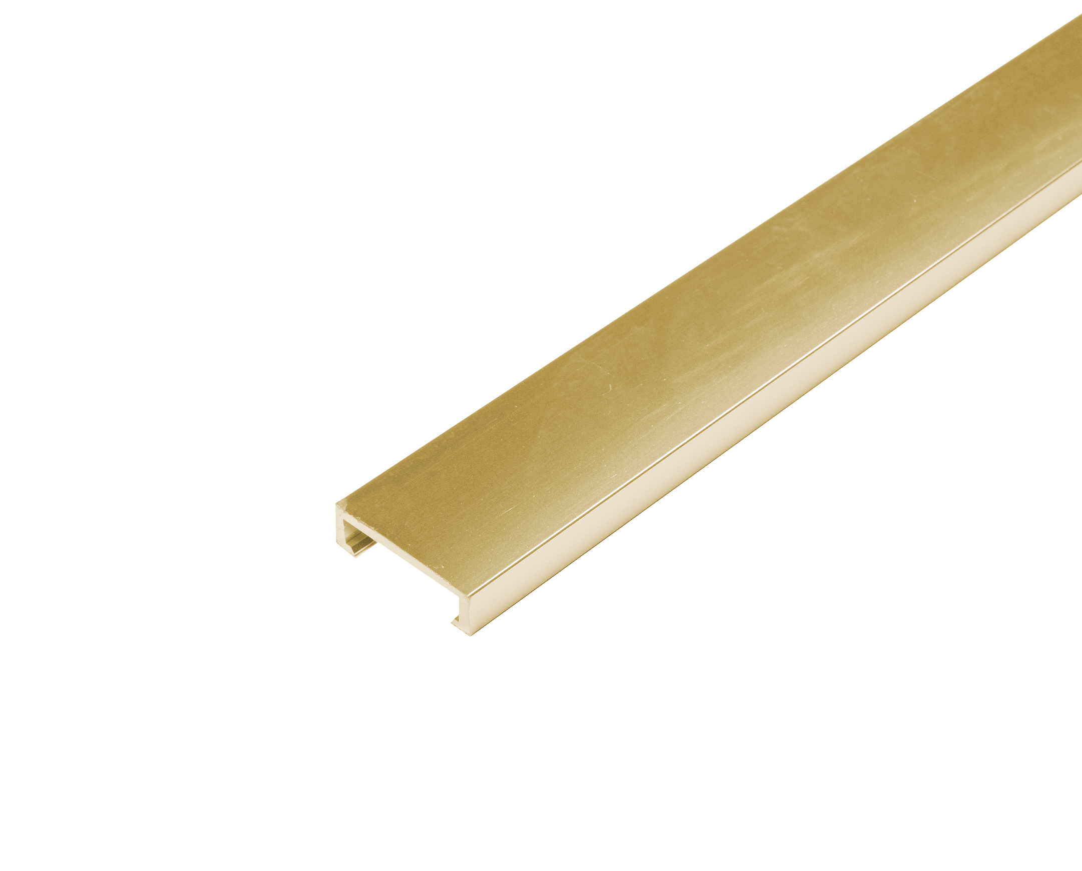 DURAL Listelliprofil DURALIS Aluminium hochglanzeloxiert gold 8mm 250cm