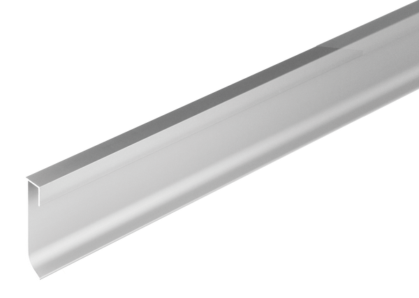 DURAL Illuminated skirting board CONSTRUCT LED aluminium anodised silver 60mm 250cm