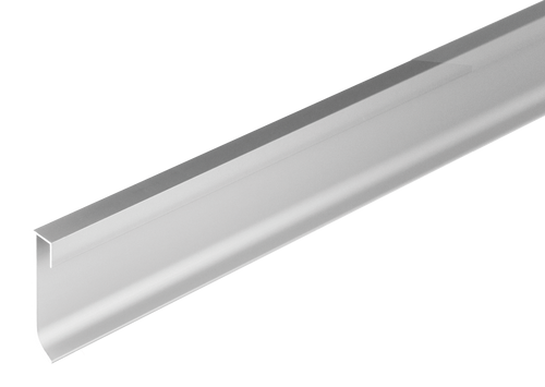 DURAL verlichte plint CONSTRUCT LED aluminium geanodiseerd zilver 60mm 250cm