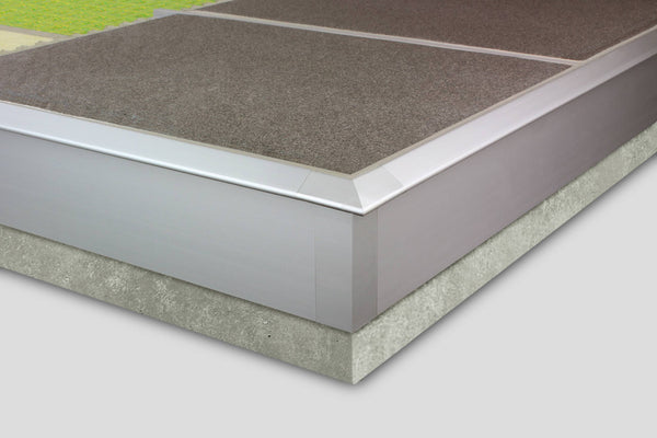 DURAL outside corner DURABAL BK aluminum powder-coated anthracite RAL 7016 74mm 23mm