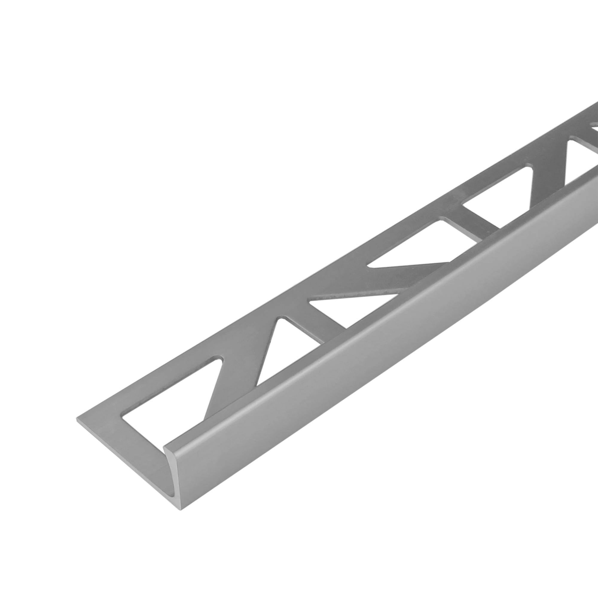 DURAL Winkelprofil DUROSOL Aluminium pulverbeschichtet betongrau RAL 0006500 11mm 300cm