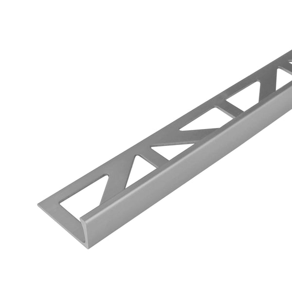 Profilé angulaire DURAL DUROSOL aluminium revêtu par poudre gris béton RAL 0006500 8mm 300cm