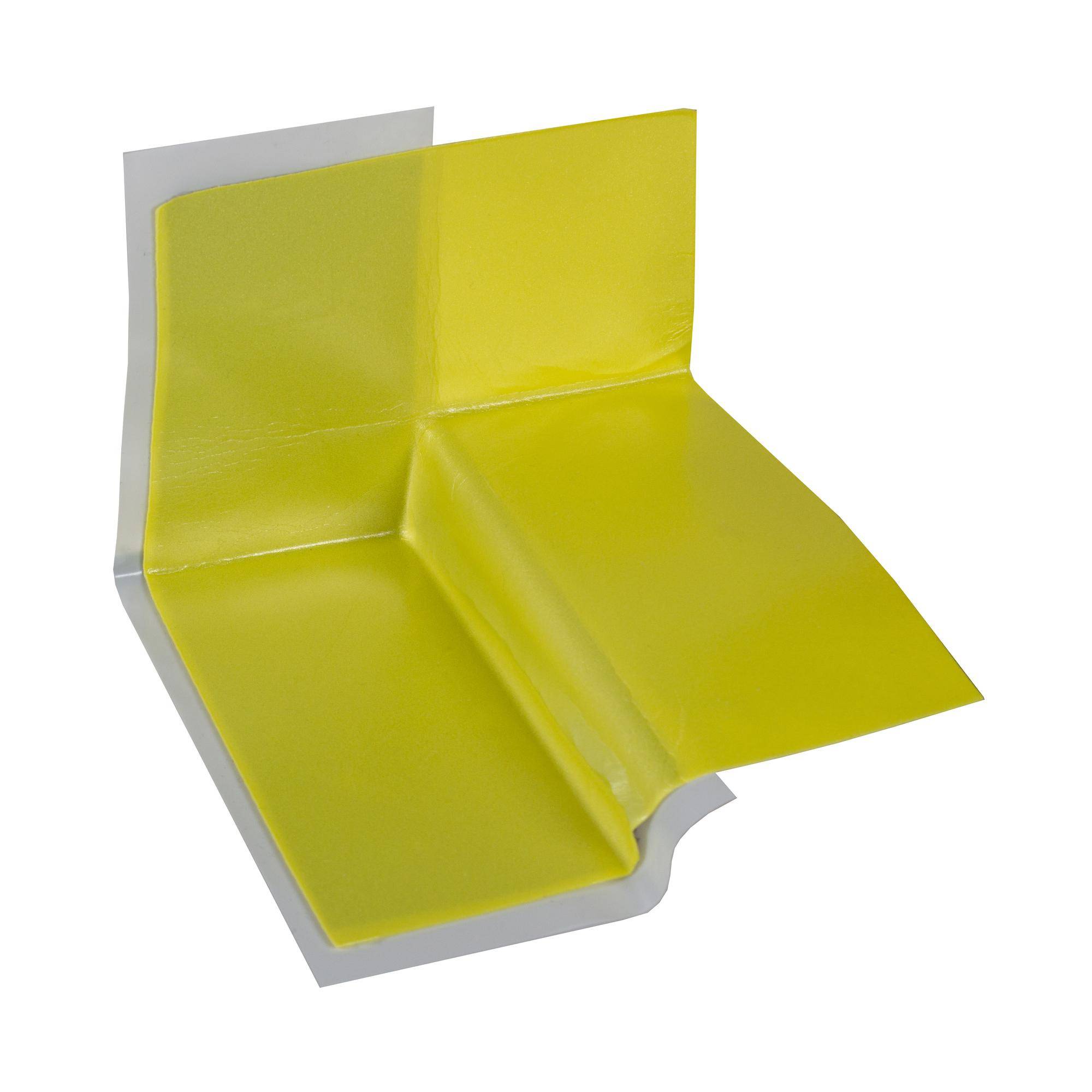 DURAL 3D sealing corner 20/28 mm right DURABASE WS yellow 28mm 120mm