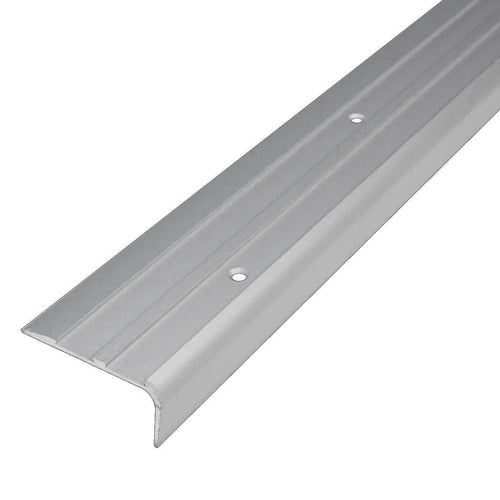 DURAL Treppenstufenprofil für 2 x Einlage 13 mm TREDSAFE PVC silber eloxiert 24mm 250cm