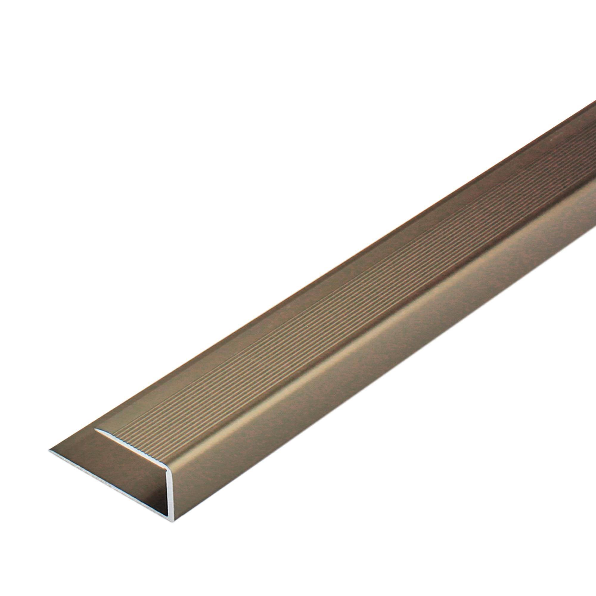 DURAL Einfassprofil ADAPT Aluminium eloxiert titan 10mm 270cm