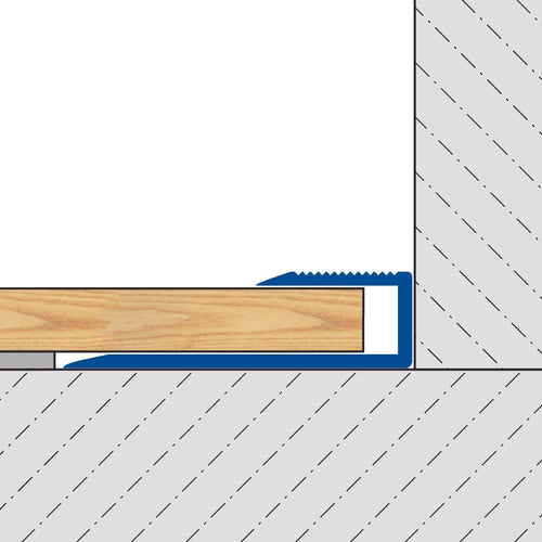 DURAL randprofiel ADAPT aluminium geanodiseerd zilver 12mm 270cm