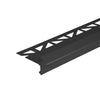 DURAL balcony angle profile undrilled DURABAL BK aluminum powder-coated anthracite RAL 7016 11mm 300cm