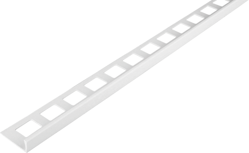 FLIESENEXPERT 24 Cornière CLASSIC PVC blanc 8mm 300cm