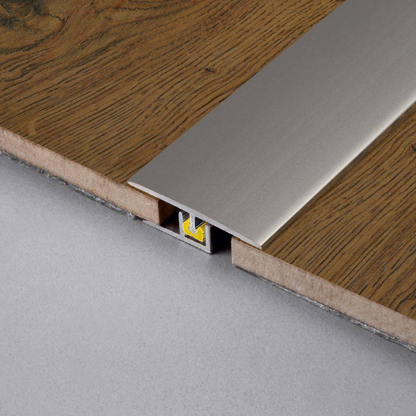 Übergangsprofil CLIPPER EXPANSION Aluminium eloxiert titan 45487mm 100cm