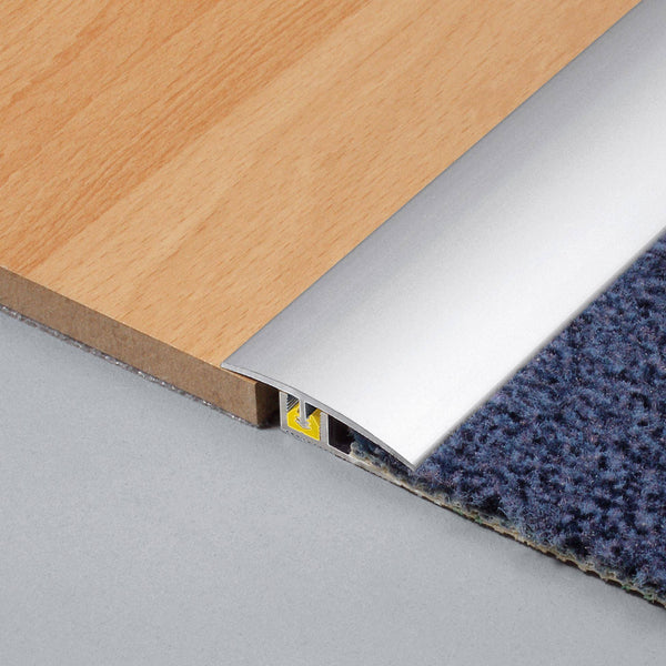 DURAL transition profile CLIPPER TRANSITION aluminum anodized silver 45456mm 270cm