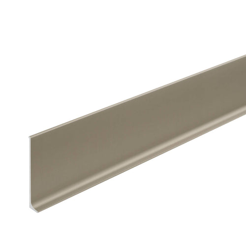 DURAL skirting board CONSTRUCT METALL die-cast metal anodised titanium 80mm 250cm