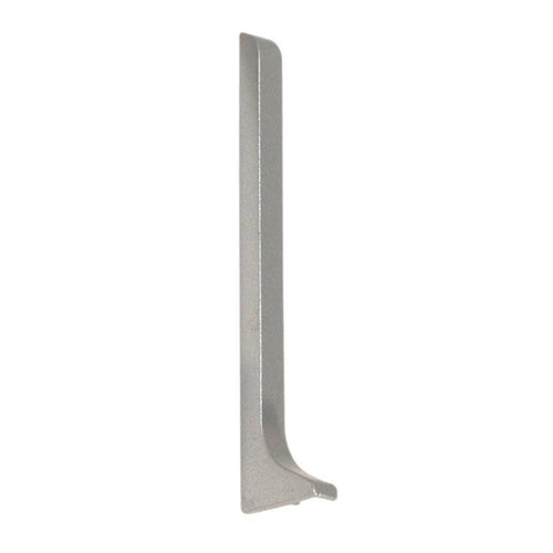 DURAL end cap left CONSTRUCT METAL aluminum silver 100mm