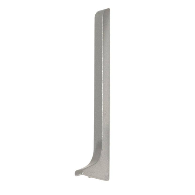 DURAL end cap right CONSTRUCT METALL aluminum silver 80mm