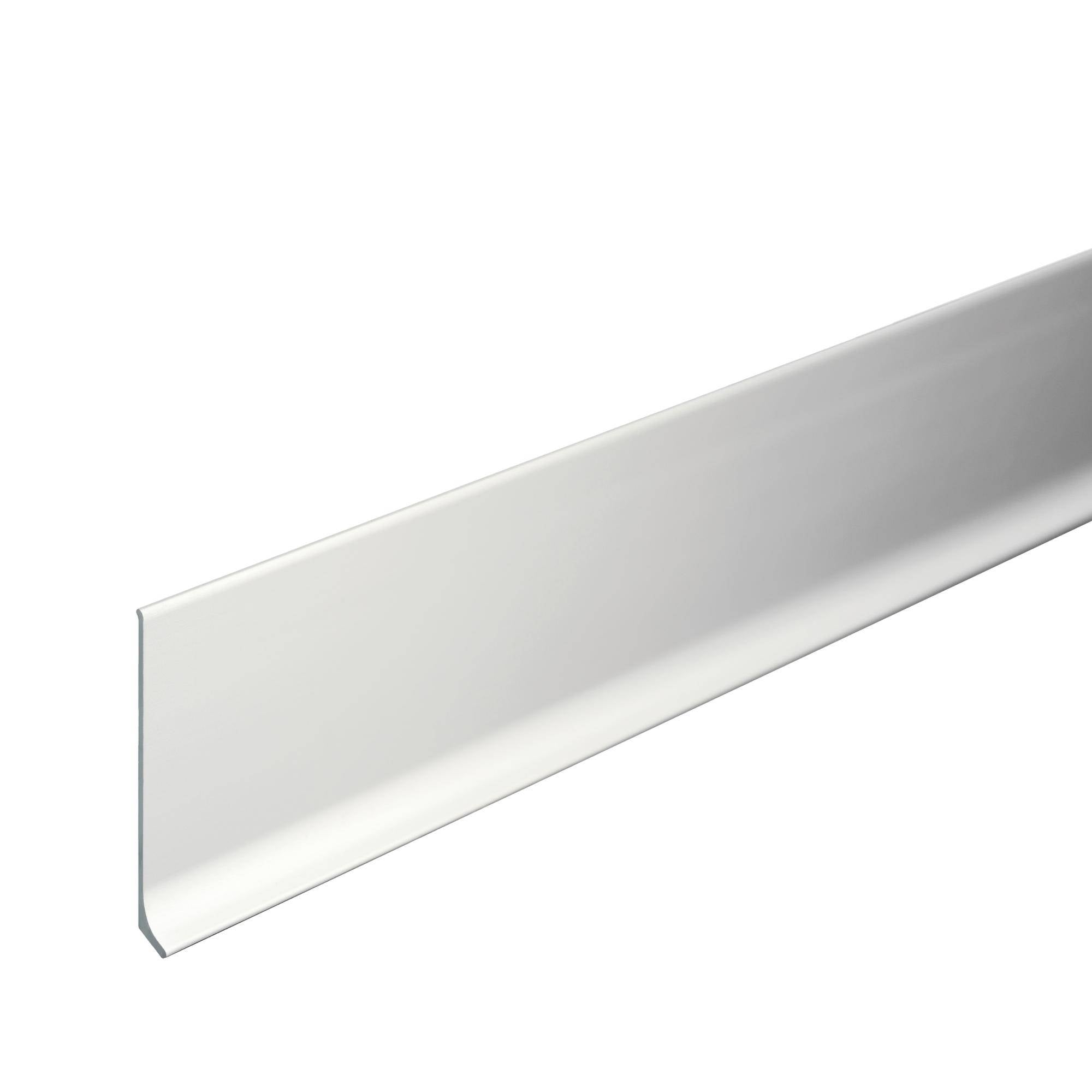 DURAL skirting board CONSTRUCT METALL aluminium anodised silver 80mm 250cm