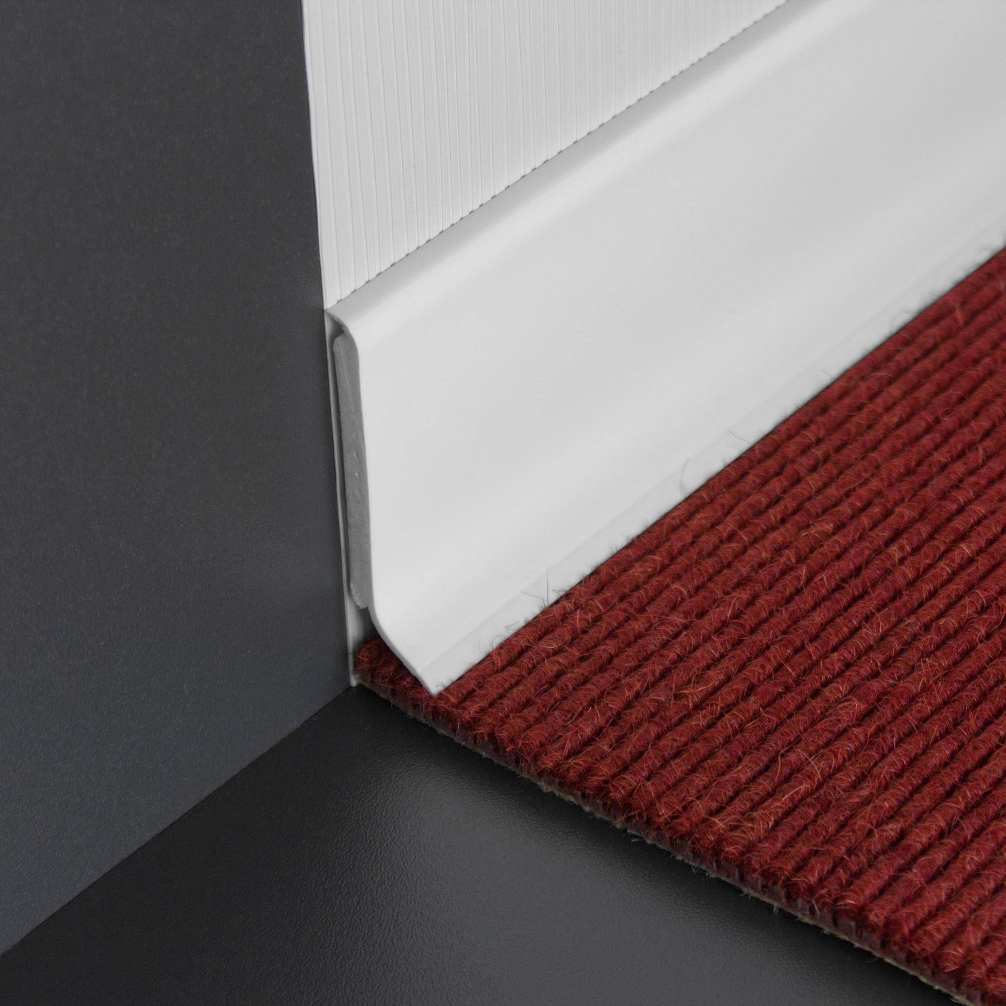 DURAL kernplint CONSTRUCT SOLID CORE aluminium wit 60mm 255cm