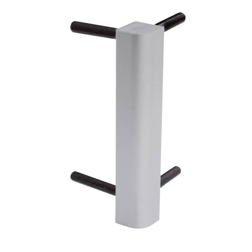 DURAL inside and outside corner CONSTRUCT SQUARE PVC silver anodized 60mm