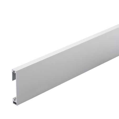 DURAL skirting board CONSTRUCT SQUARE aluminium anodised silver 250cm