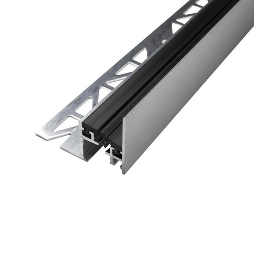 DURAL hoekversie dilatatievoegprofiel hoekversie DURAFLEX SB aluminium 40mm 250cm