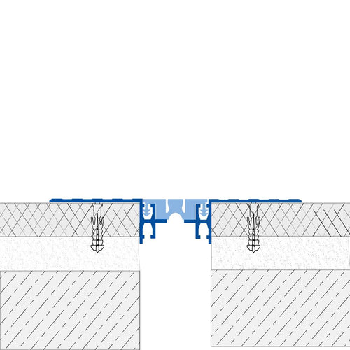 DURAL expansion and movement joint profile DURAFLEX SD Aluminium 24mm 300cm