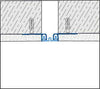 DURAL expansion and movement joint profile DURAFLEX WD Aluminium 15mm 300cm