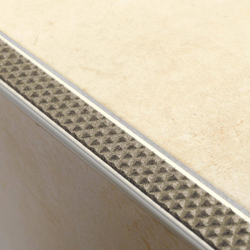 DURAL traptredeprofiel met inzetstuk 13 mm DIAMONDSTEP aluminium geanodiseerd zand 9mm 250cm