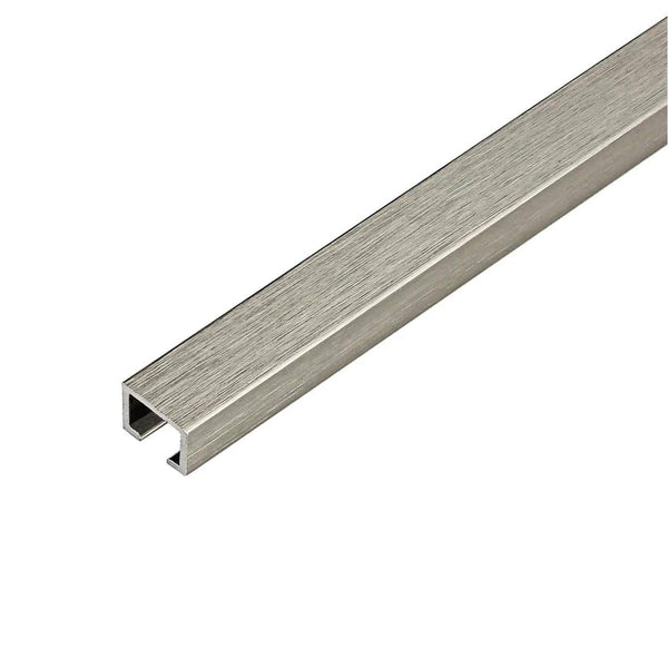 DURAL Listelli profiel DURALIS aluminium hoogglans geanodiseerd geborsteld titanium 8mm 250cm