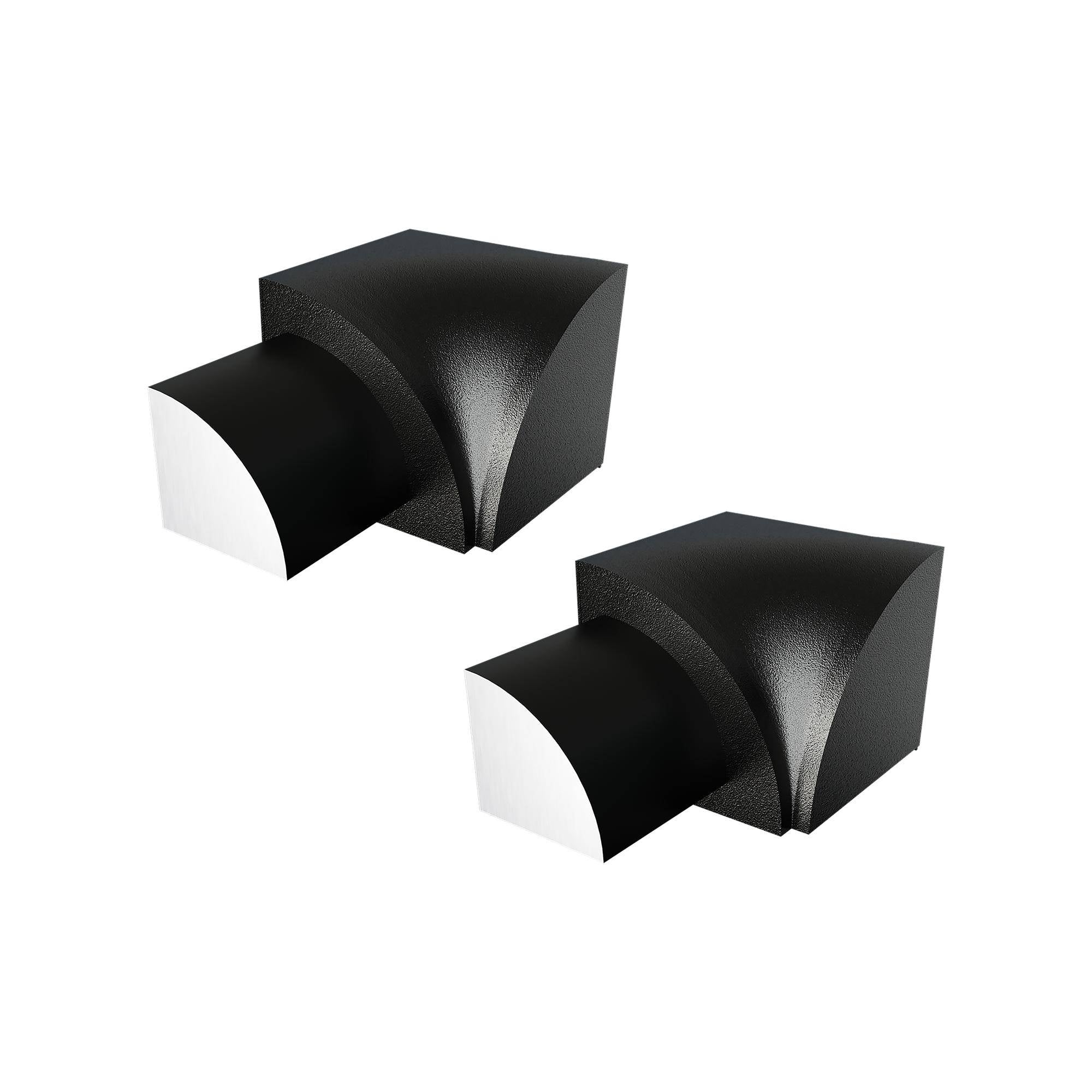 DURAL inside corner DURONDELL die-cast metal powder-coated black matt 10mm
