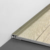 DURAL end profile DUOFLOOR LVT BORDER aluminium anodised titanium 3.5mm 270cm