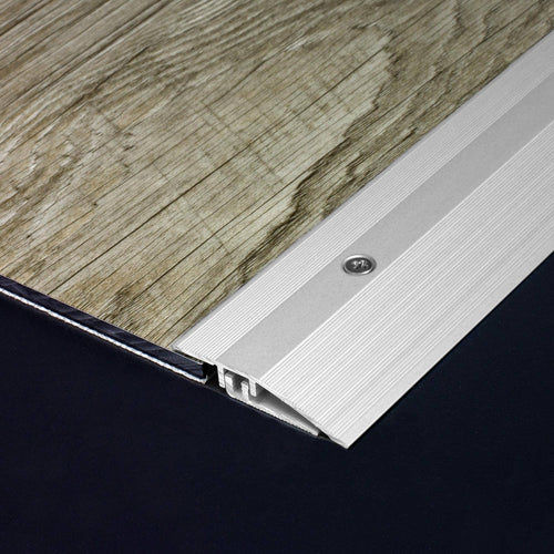 DURAL adjustment profile DUOFLOOR LVT FINISH aluminum anodized silver 3.5mm 100cm