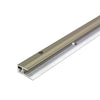 Abschlussprofil mit extra breitem Auflageschenkel DUOFLOOR BORDER Aluminium eloxiert titan 6mm 100cm