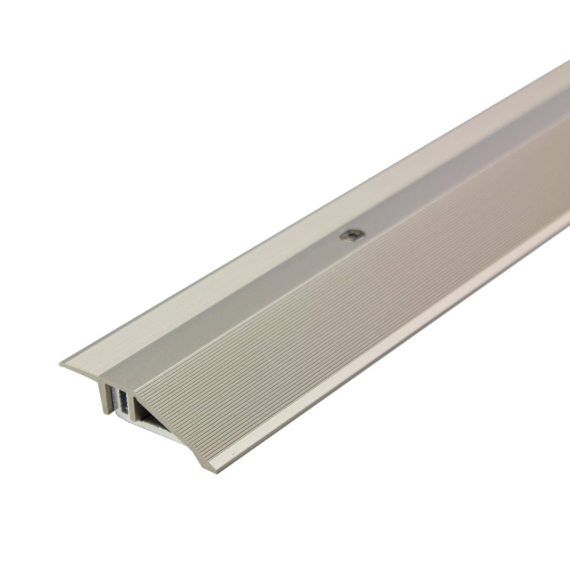 DURAL verstelprofiel DUOFLOOR FINISH aluminium geanodiseerd titanium 6mm 270cm