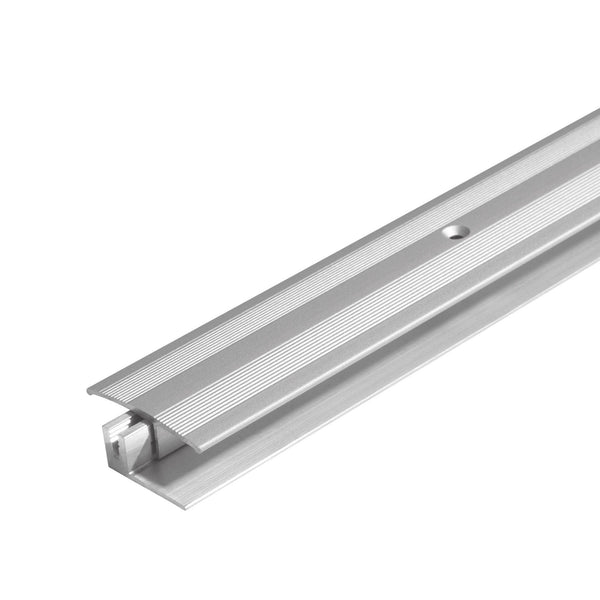 Übergangsprofil DUOFLOOR EXPANSION PVC silber eloxiert 6mm 100cm