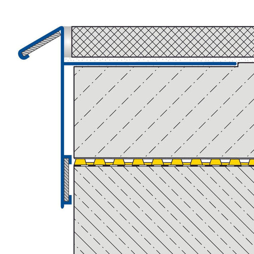 DURAL balkonhoekprofiel ongeboord DURABAL BK aluminium geanodiseerd zilver 9mm 300cm