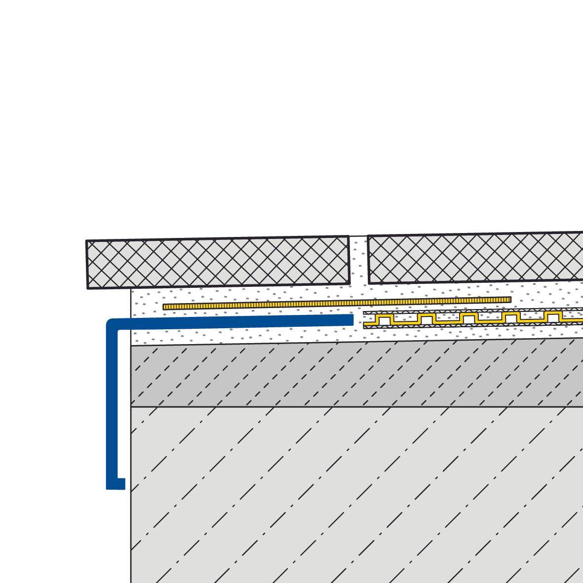 DURAL Balkonwinkelprofil DURABAL BW Edelstahl (V2A/304) silber natur 75mm 300cm