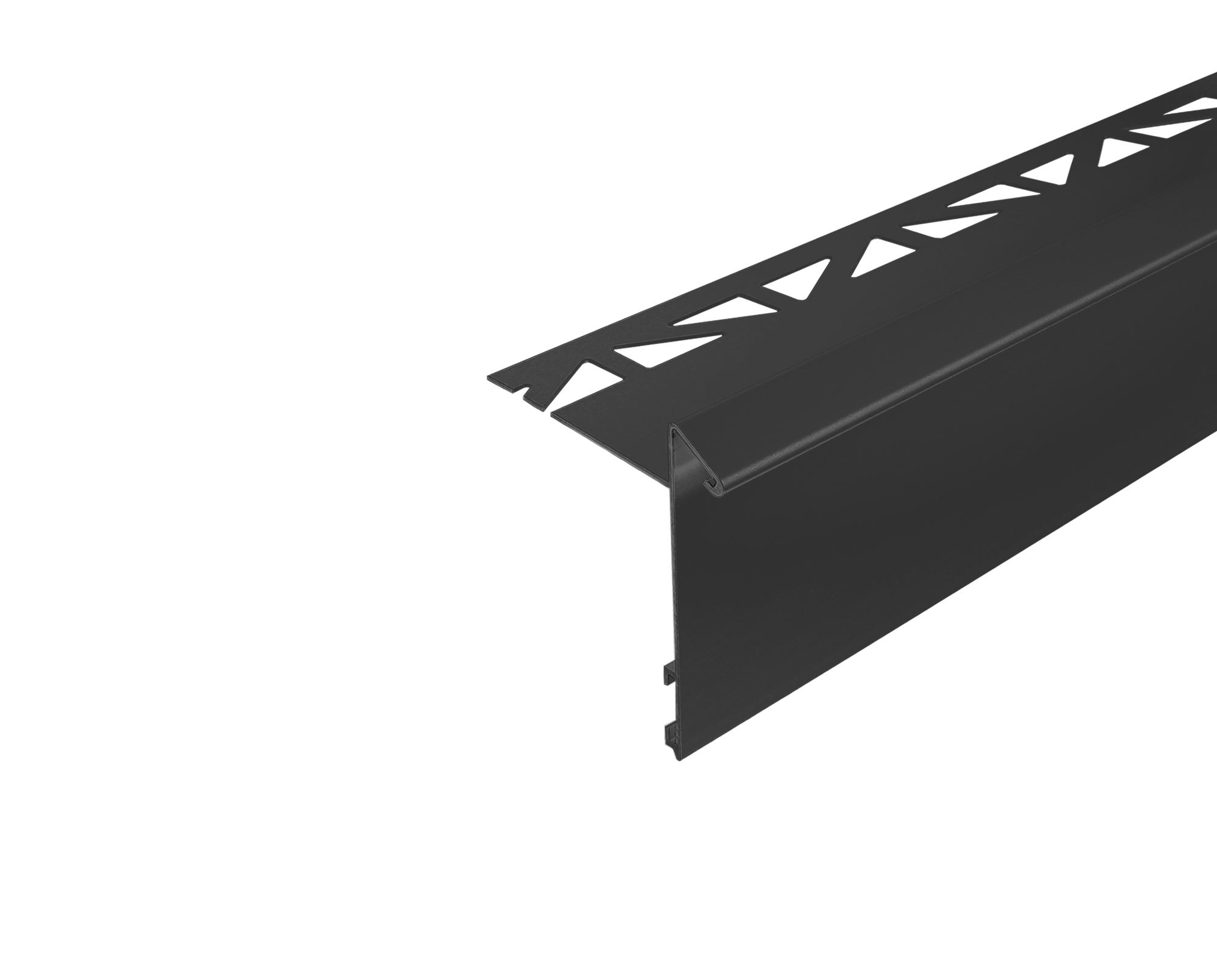 Balkonwinkelprofil ungebohrt DURABAL BK Aluminium pulverbeschichtet anthrazit RAL 7016 11mm 300cm