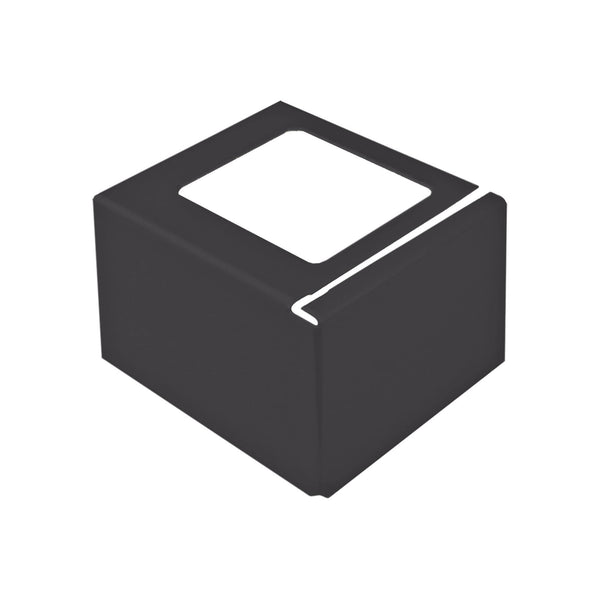 Eckstück DURABAL BW Aluminium pulverbeschichtet anthrazit RAL 7016 95mm