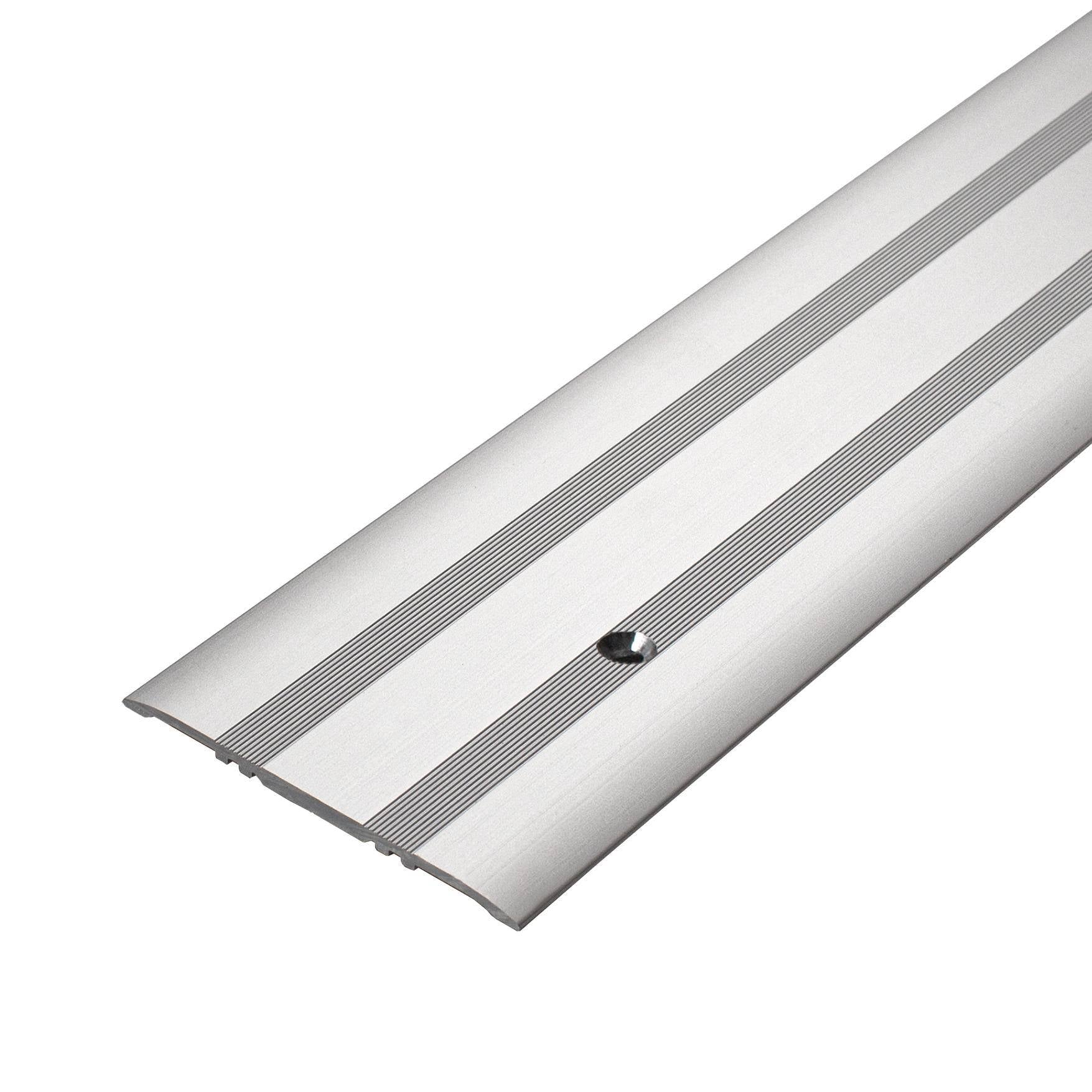 DURAL Abdeckprofil ohne Bohrung DURAFLEX KA Aluminium natur silber 3,5mm 250cm