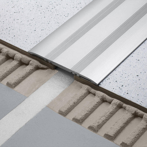 DURAL afdekprofiel zonder boren DURAFLEX KA aluminium geanodiseerd zilver geanodiseerd 3,5mm 250cm