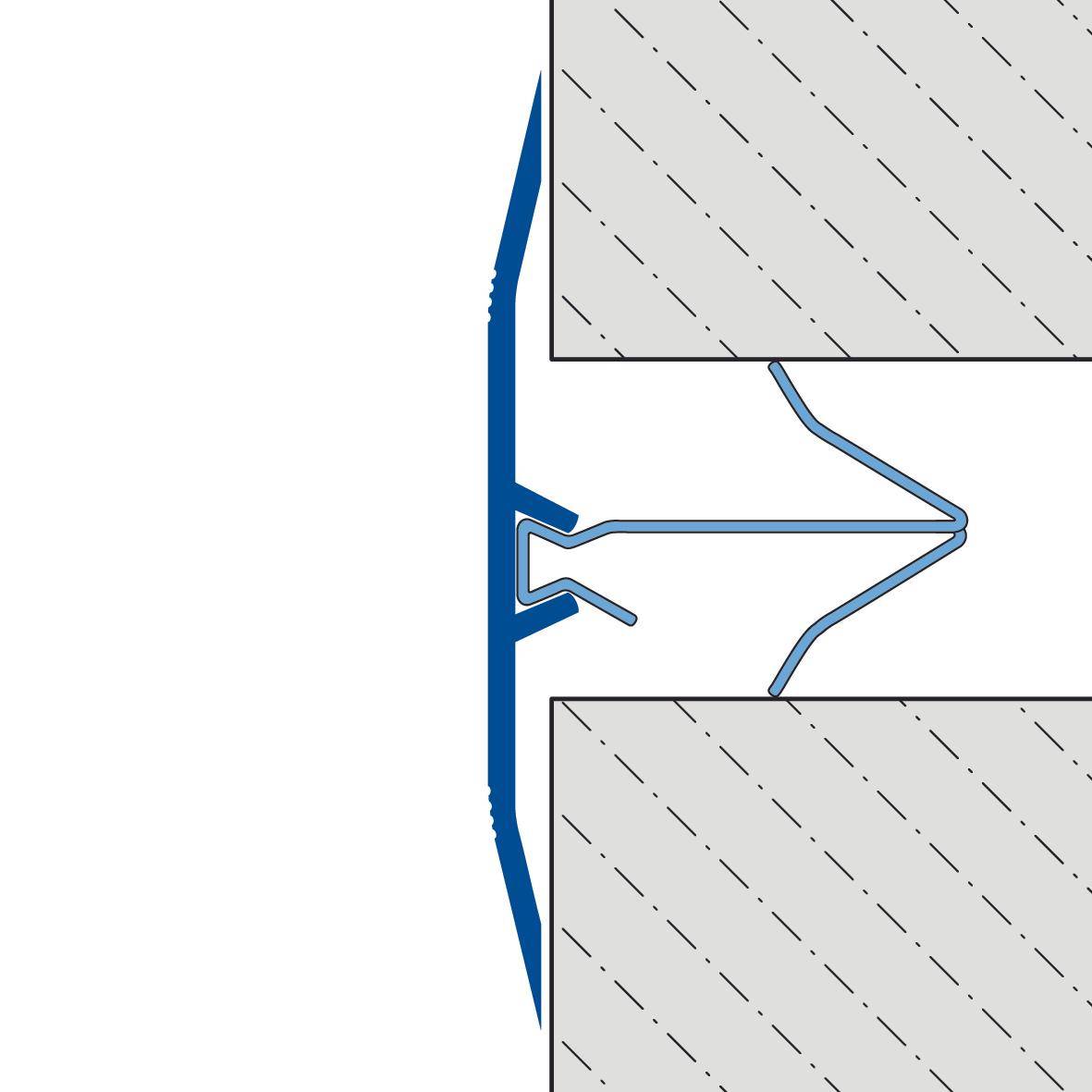 DURAL afdekprofiel DURAFLEX KF aluminium geanodiseerd zilver 60mm 300cm