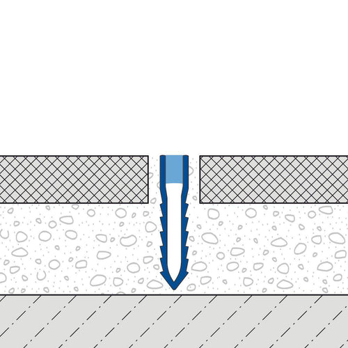 DURAL expansion and movement joint profile DURAFLEX TL-PVC PVC grey 50mm 250cm