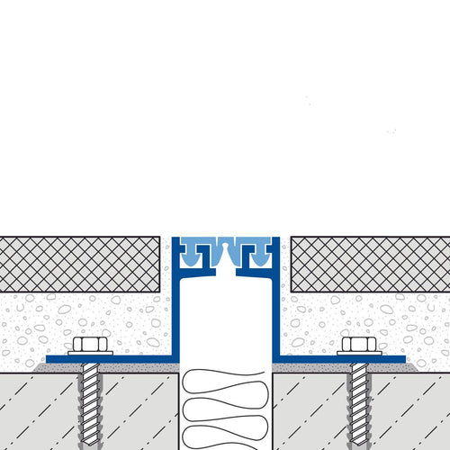 DURAL dilatatie- en bewegingsvoegprofiel DURAFLEX SB aluminium 50mm 250cm