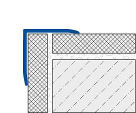 DURAL edge protection profile DURAGARD EP stainless steel (V2A/304) natural matt with protective film 40mm 250cm