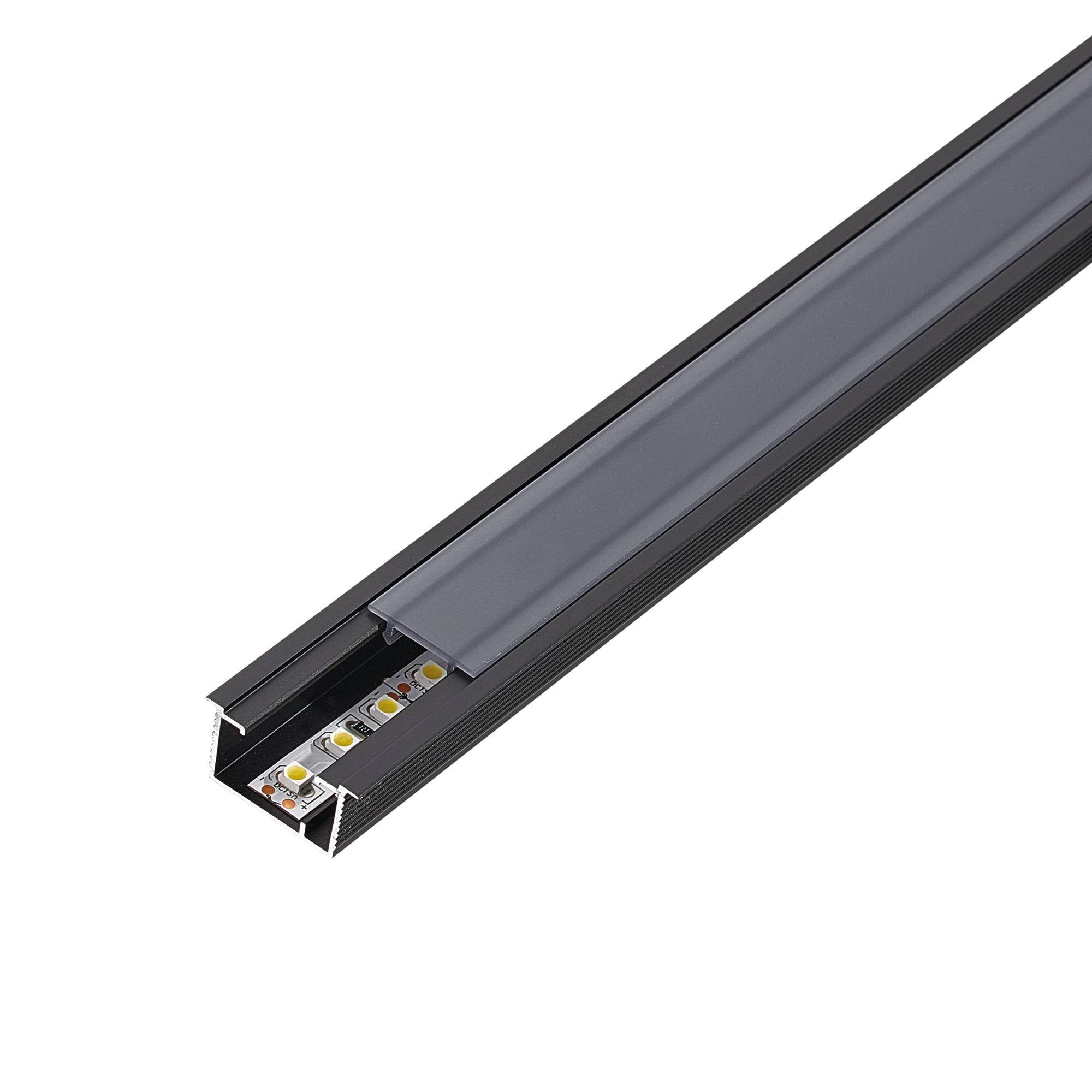 DURAL cover LED DURALIS LED black 4mm 250cm