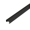 DURAL Listelliprofil DURALIS Aluminium pulverbeschichtet schwarz matt 8mm 250cm