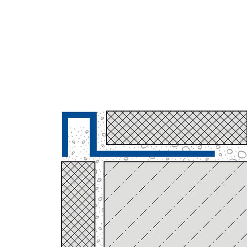 DURAL Abschlussprofil DURAPLUS Messing silber verchromt 12,5mm 250cm