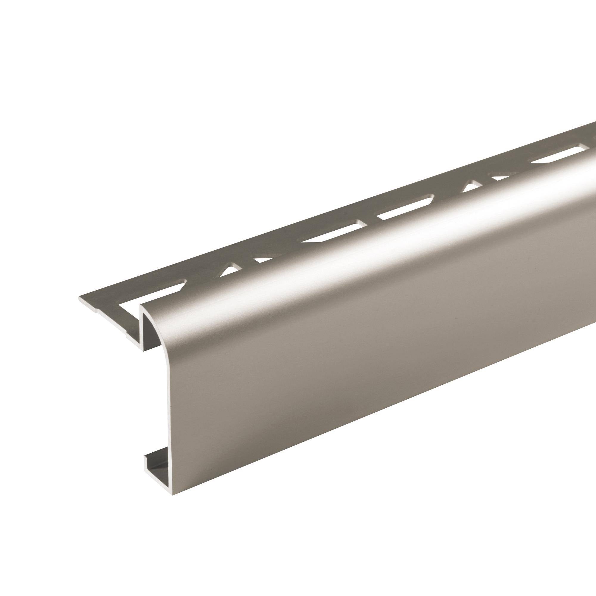 DURAL werkbladprofiel DURASTEP DP aluminium geanodiseerd titanium 11mm 250cm