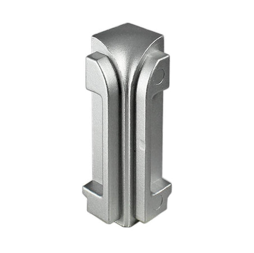 DURAL inside corner DURASTEP DP metal die-cast anodized silver 13.5mm